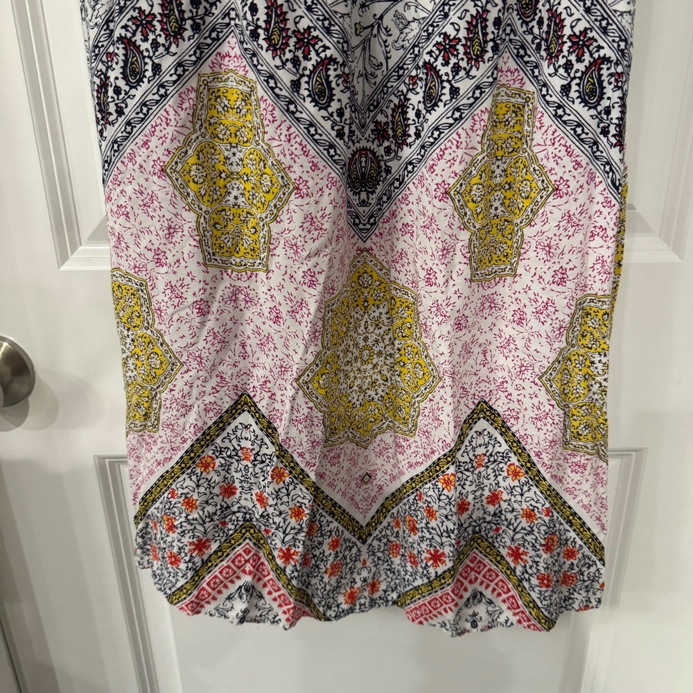 Loft Tapestry Halter Multicolor Patterned Dress P… - image 4